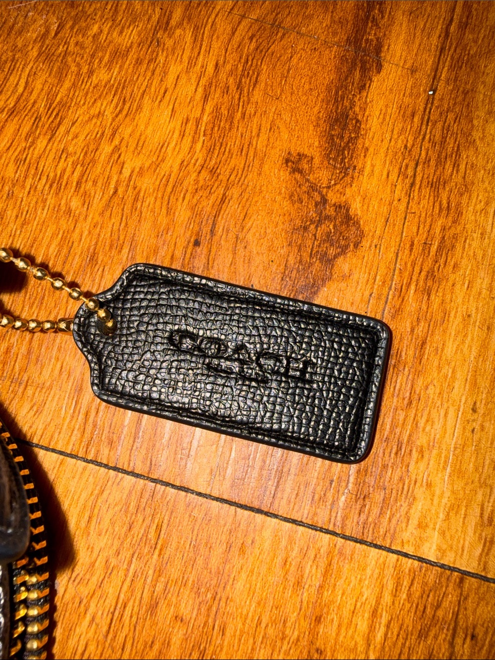 Coach Black Heart-Shaped Crossbody with Gold Hardware - Picture 3 of 7